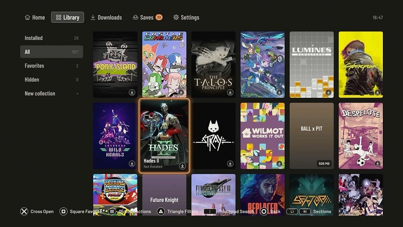  Игры из Steam запускаются непосредственно на PS5, не в облаке (источник изображения: leolobato в GitHub) 